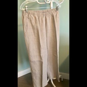 Flax linen capris!